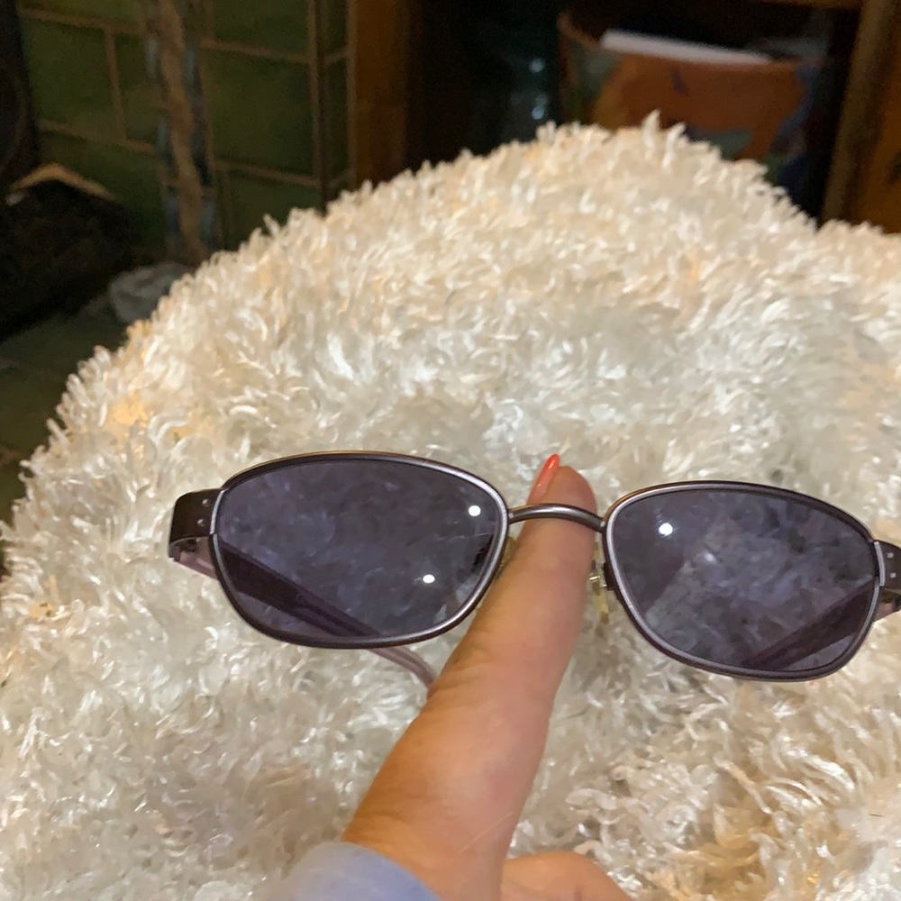 CHANEL Purple Sunglasses